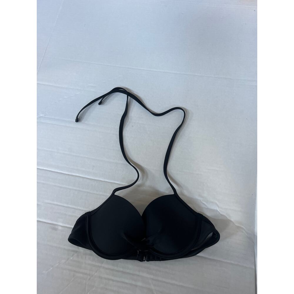 Aerie Black Pushup Underwire Swim Top